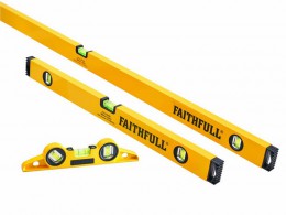 Faithfull 3 Piece Level Set  (240mm, 600mm 1200mm) £29.99